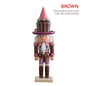 Classic Wooden Nutcracker Soldier Figurine — Hand-Painted Christmas Desktop Decor