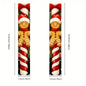 Merry Christmas Polyester Door Banner — Holiday Entryway & Party Decoration