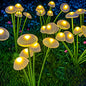 Solar Mushroom & Jellyfish Garden Lights — Dual Mode Outdoor Decor