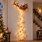 Christmas LED Glowing Wall Hanging Ornament – Lighted Holiday Scene Décor