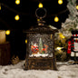Christmas Crystal Music Box — Retro Holiday Melody Tabletop Decoration
