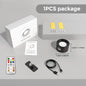 RGB LED Wall Sconce — Battery USB Rechargeable, Touch Control, 360° Rotation, 3-Level Brightness