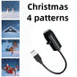 Christmas Projector Light – Glowing Santa & Snow Scene Bedroom Ornament