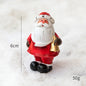 Christmas Resin Santa & Snowman Desktop Figurine – Holiday Décor & Photography Prop