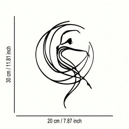 Ballet Abstract Metal Wall Sculpture — Waterproof & Rustproof Modern Art