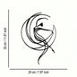 Ballet Abstract Metal Wall Sculpture — Waterproof & Rustproof Modern Art