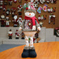 Christmas Flannel Snowman & Elk Doll — Soft Holiday Decor & Gift