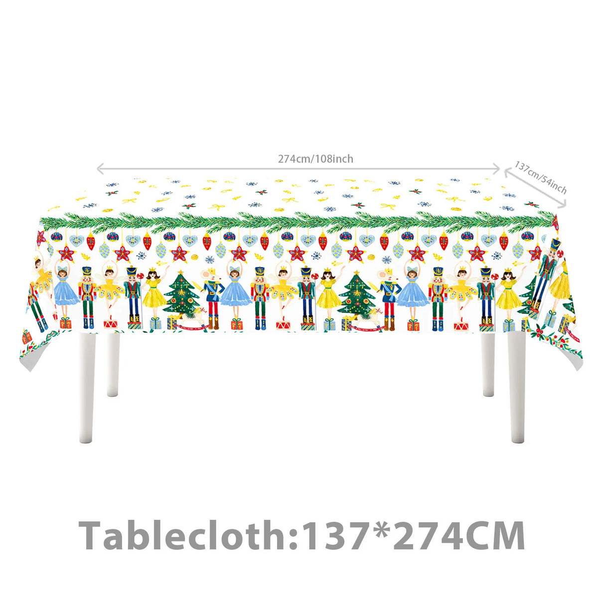 Christmas Nutcracker Theme Festival Party Decor Tableware Disposable Paper Plate Napkin Cup Kids Birthday Party Decor Supplies