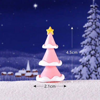Christmas Miniature Figurines – Whimsical Resin Holiday Characters