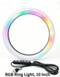 RGB Ring Light Lamp with Remote — LED Video & Live Streaming Light for Smartphones