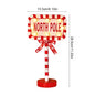 Santa Stop Here LED Tree Topper & Window Desk Lamp – Festive Holiday Light
