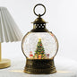 Christmas Crystal Music Box — Retro Holiday Melody Tabletop Decoration