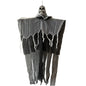Halloween Hanging Skeleton Ghost Decoration — Creepy Gauze Ornament for Yards & Haunted Houses