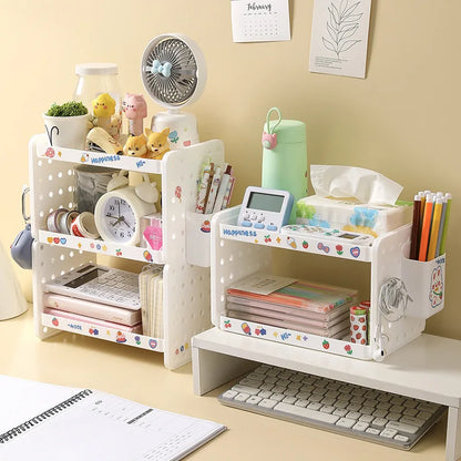 Desktop Pegboard Organizer with Pen Holder — 2 & 3 Tier