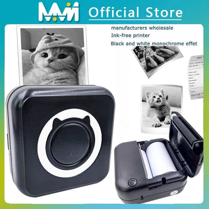 Mini Portable Thermal Photo & Label Printer — Wireless Bluetooth, 58mm, iOS & Android
