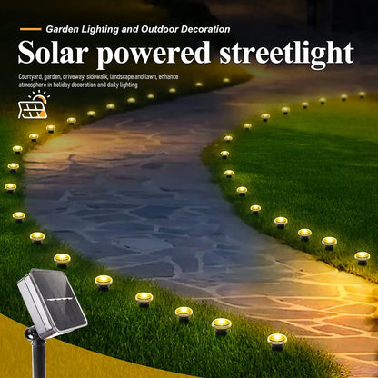 Solar LED Garden Pathway Light — 8 Modes, Waterproof Outdoor Stake Lamp