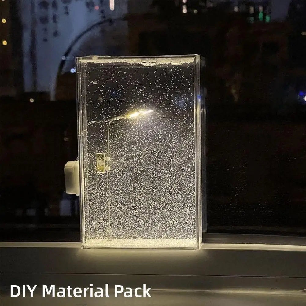 DIY Christmas Snow Night Light Kit — Build Your Own Snowy Street Scene