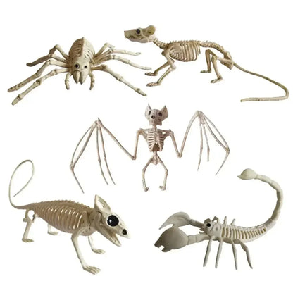 Realistic Skeleton Animal Props — Halloween Haunted House, Prank & Party Decor