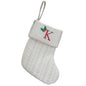 Personalized Letter Christmas Stocking — Alphabet Initial Holiday Gift Bag & Tree Decor