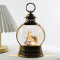 Christmas Crystal Music Box — Retro Holiday Melody Tabletop Decoration