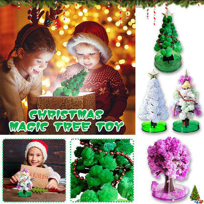 Magic Crystal Growing Christmas Tree — Science Novelty Holiday Decoration