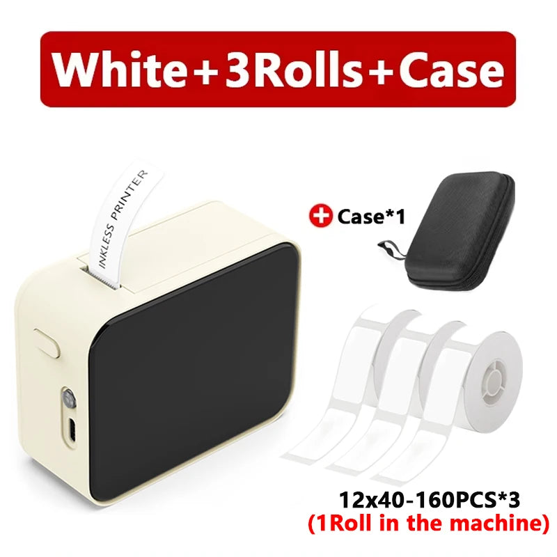 Marklife P15 Mini Bluetooth Label Printer — Portable Thermal Sticker Maker, No Ink Needed
