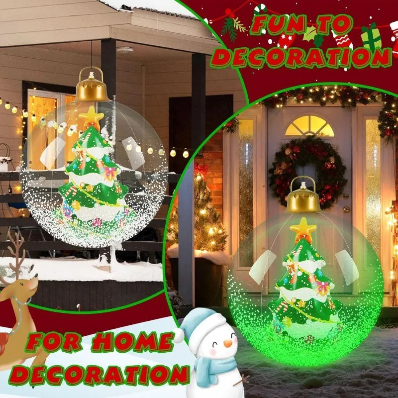 Christmas Tree Ornaments – Snowman, Santa & Tree Designs with Optional LED