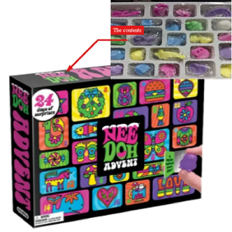 24-Day Christmas Surprise Advent Calendar — Tactile Gift Boxes for Kids & Adults