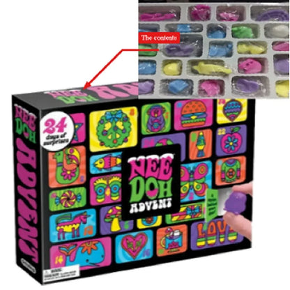 24-Day Christmas Surprise Advent Calendar — Tactile Gift Boxes for Kids & Adults