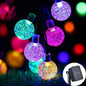 Solar LED String Fairy Lights — IP65 Waterproof Outdoor Garden Lights