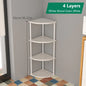 Corner Wall Storage Rack — Shelves for Living Room, Kitchen & Bedroom