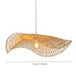 Handmade Bamboo Rattan Pendant Chandelier — Boho Vintage Ceiling Lamp