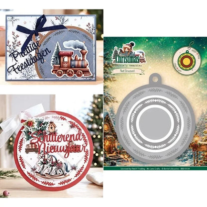Christmas Tree Cutting Dies – Metal Stencil for Scrapbooking, Card Making & DIY Crafts