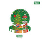 2026 Christmas New Decorations Green Party Tableware Set Disposable Paper Plates Cups Napkins For New Year Eve Dinner Supplies