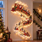 Christmas LED Glowing Wall Hanging Ornament – Lighted Holiday Scene Décor