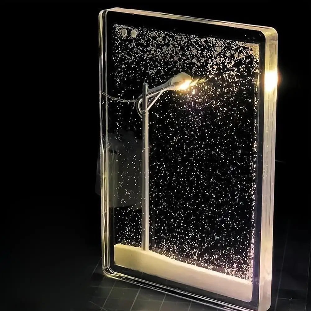 DIY Christmas Snow Night Light Kit — Build Your Own Snowy Street Scene