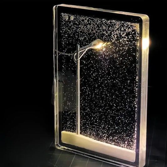 DIY Christmas Snow Night Light Kit — Build Your Own Snowy Street Scene