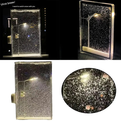 DIY Christmas Snow Night Light Kit — Build Your Own Snowy Street Scene