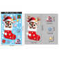 Christmas Window Stickers – Gingerbread Man, Santa, Snowman & Snowflake Decals