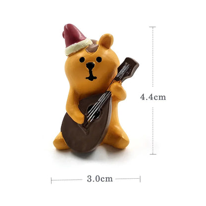 Christmas Miniature Figurines – Whimsical Resin Holiday Characters