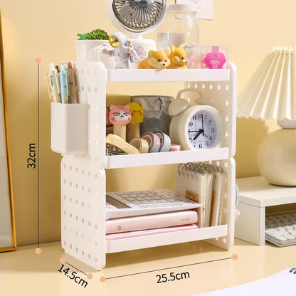 Desktop Pegboard Organizer with Pen Holder — 2 & 3 Tier