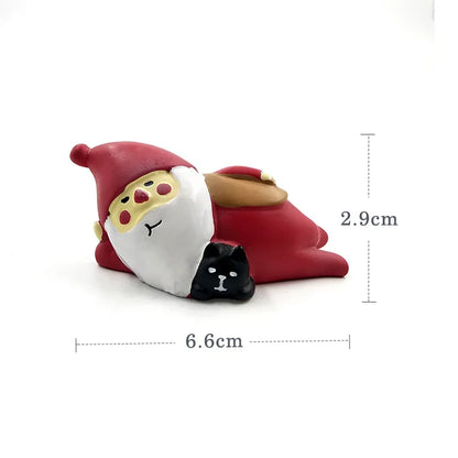 Christmas Miniature Figurines – Whimsical Resin Holiday Characters