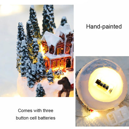 Christmas LED Micro Landscape House Night Light – Glowing Holiday Village Décor