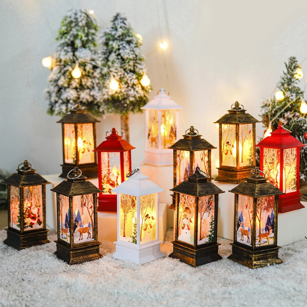 Christmas Lantern Lights – Festive Holiday Lantern Décor for Home & Tree