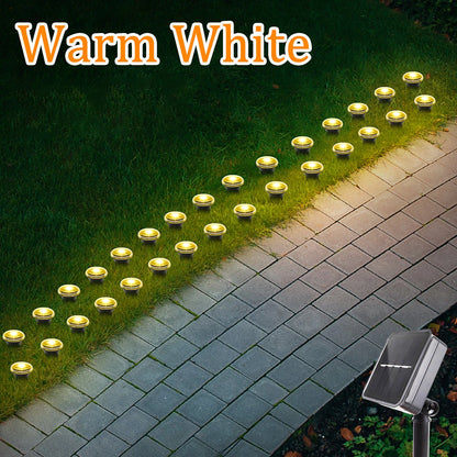 Solar LED Garden Pathway Light — 8 Modes, Waterproof Outdoor Stake Lamp