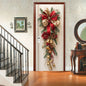 Christmas Red Bells & Greenery Wall Hanging — Holiday Door Decoration