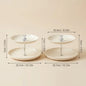 2/3 Tier Serving Tray Cake Stand Reusable Plastic Plates Serving Dishes Dessert Plate Fruit Bowl Snack Dish PET Food Tray Handle