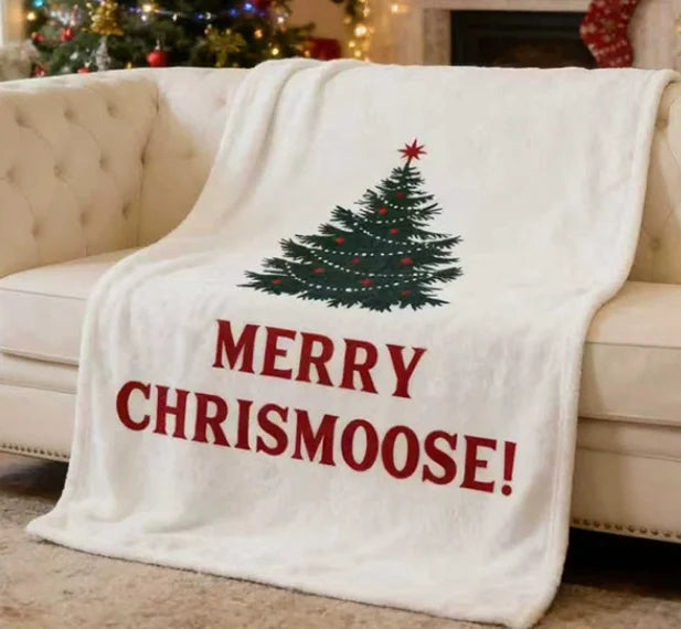 Red Green Christmas Plaid Sherpa Throw Blanket, Buffalo Tartan Check Pattern Warm Blanket, Xmas Holiday Home Decor Cozy Blanket
