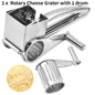 1/4pcs Drums Blades Rotary Cheese Grater Cheese Cutter Slicer Stainless Steel Cheese Shredder Butter Nut Cutter Kitchen Gadgets
