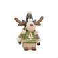 Plush Santa Hat Reindeer Doll — Christmas Tree & Shelf Decoration